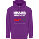 Missing Pipe Cutter Funny Plumer DIY Mens 80% Cotton Hoodie Purple