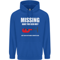 Missing Pipe Cutter Funny Plumer DIY Mens 80% Cotton Hoodie Royal Blue