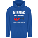 Missing Pipe Cutter Funny Plumer DIY Mens 80% Cotton Hoodie Royal Blue