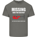 Missing Pipe Cutter Funny Plumer DIY Mens Cotton T-Shirt Tee Top Charcoal
