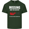 Missing Pipe Cutter Funny Plumer DIY Mens Cotton T-Shirt Tee Top Forest Green