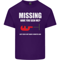 Missing Pipe Cutter Funny Plumer DIY Mens Cotton T-Shirt Tee Top Purple