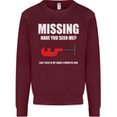 Missing Pipe Cutter Funny Plumer DIY Mens Sweatshirt Jumper Maroon