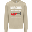 Missing Pipe Cutter Funny Plumer DIY Mens Sweatshirt Jumper Sand