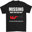 Missing Pipe Cutter Funny Plumer DIY Mens T-Shirt Cotton Gildan Black