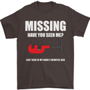 Missing Pipe Cutter Funny Plumer DIY Mens T-Shirt Cotton Gildan Dark Chocolate