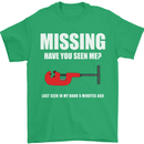 Missing Pipe Cutter Funny Plumer DIY Mens T-Shirt Cotton Gildan Irish Green