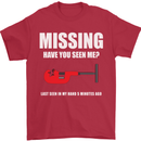 Missing Pipe Cutter Funny Plumer DIY Mens T-Shirt Cotton Gildan Red
