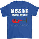 Missing Pipe Cutter Funny Plumer DIY Mens T-Shirt Cotton Gildan Royal Blue