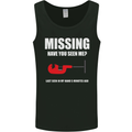 Missing Pipe Cutter Funny Plumer DIY Mens Vest Tank Top Black
