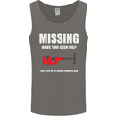 Missing Pipe Cutter Funny Plumer DIY Mens Vest Tank Top Charcoal