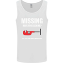 Missing Pipe Cutter Funny Plumer DIY Mens Vest Tank Top White