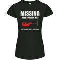 Missing Pipe Cutter Funny Plumer DIY Womens Petite Cut T-Shirt Black