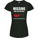 Missing Pipe Cutter Funny Plumer DIY Womens Petite Cut T-Shirt Black