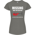 Missing Pipe Cutter Funny Plumer DIY Womens Petite Cut T-Shirt Charcoal