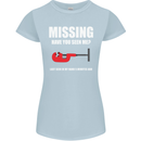 Missing Pipe Cutter Funny Plumer DIY Womens Petite Cut T-Shirt Light Blue