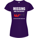 Missing Pipe Cutter Funny Plumer DIY Womens Petite Cut T-Shirt Purple