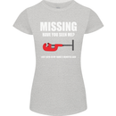 Missing Pipe Cutter Funny Plumer DIY Womens Petite Cut T-Shirt Sports Grey