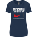 Missing Pipe Cutter Funny Plumer DIY Womens Wider Cut T-Shirt Navy Blue