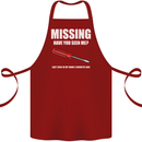 Missing Screwdriver Funny Carpenter DIY Cotton Apron 100% Organic Maroon