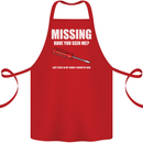 Missing Screwdriver Funny Carpenter DIY Cotton Apron 100% Organic Red