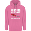 Missing Screwdriver Funny Carpenter DIY Mens 80% Cotton Hoodie Azelea