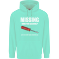 Missing Screwdriver Funny Carpenter DIY Mens 80% Cotton Hoodie Peppermint