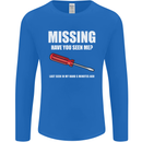 Missing Screwdriver Funny Carpenter DIY Mens Long Sleeve T-Shirt Royal Blue