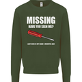 Missing Screwdriver Funny Carpenter DIY Mens Sweatshirt Jumper Forest Green