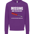 Missing Screwdriver Funny Carpenter DIY Mens Sweatshirt Jumper Purple
