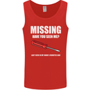 Missing Screwdriver Funny Carpenter DIY Mens Vest Tank Top Red