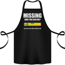 Missing Spirit Level Builder Bricklayer Cotton Apron 100% Organic Black