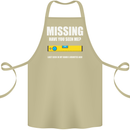 Missing Spirit Level Builder Bricklayer Cotton Apron 100% Organic Khaki