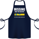 Missing Spirit Level Builder Bricklayer Cotton Apron 100% Organic Navy Blue