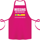 Missing Spirit Level Builder Bricklayer Cotton Apron 100% Organic Pink
