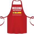 Missing Spirit Level Builder Bricklayer Cotton Apron 100% Organic Red