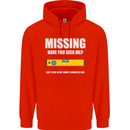 Missing Spirit Level Builder Bricklayer Mens 80% Cotton Hoodie Bright Red