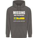 Missing Spirit Level Builder Bricklayer Mens 80% Cotton Hoodie Charcoal
