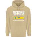 Missing Spirit Level Builder Bricklayer Mens 80% Cotton Hoodie Sand
