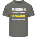 Missing Spirit Level Builder Bricklayer Mens Cotton T-Shirt Tee Top Charcoal