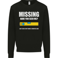 Missing Spirit Level Builder Bricklayer Mens Sweatshirt Jumper Black