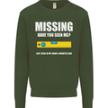 Missing Spirit Level Builder Bricklayer Mens Sweatshirt Jumper Forest Green