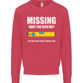 Missing Spirit Level Builder Bricklayer Mens Sweatshirt Jumper Heliconia