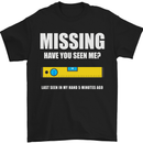 Missing Spirit Level Builder Bricklayer Mens T-Shirt Cotton Gildan Black