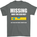 Missing Spirit Level Builder Bricklayer Mens T-Shirt Cotton Gildan Charcoal
