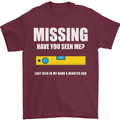 Missing Spirit Level Builder Bricklayer Mens T-Shirt Cotton Gildan Maroon