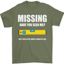 Missing Spirit Level Builder Bricklayer Mens T-Shirt Cotton Gildan Military Green