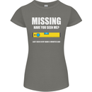 Missing Spirit Level Builder Bricklayer Womens Petite Cut T-Shirt Charcoal