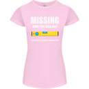 Missing Spirit Level Builder Bricklayer Womens Petite Cut T-Shirt Light Pink