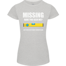 Missing Spirit Level Builder Bricklayer Womens Petite Cut T-Shirt Sports Grey